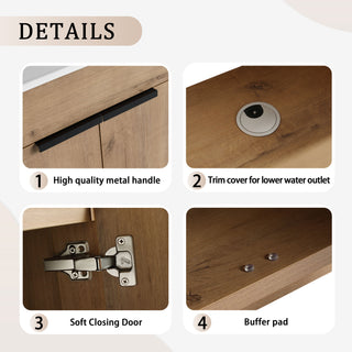 Freestanding Bathroom Vanity With Sink