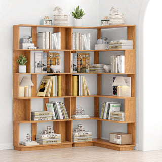 L-Shaped Corner Bookshelf
