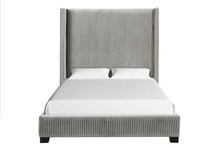 Upholstered Bed, Space-Saving Design