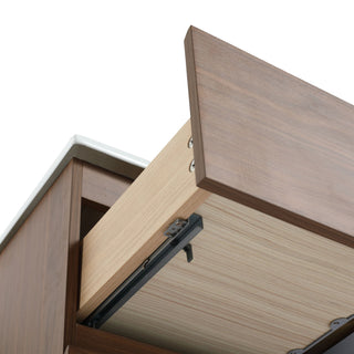Wall Mounted Bathroom Vanity And Sink, 2 Soft Close Drawers