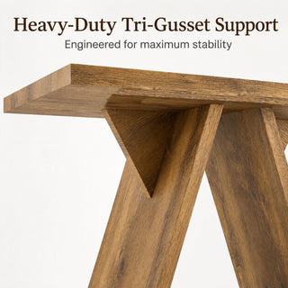 Console Table With V - Shaped Base
