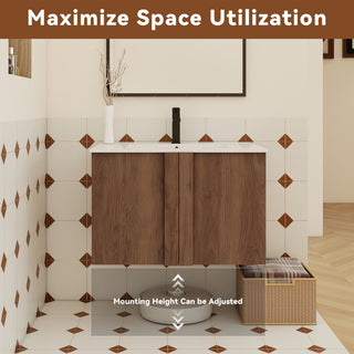 Floating Bathroom Vanity With Sink Combo