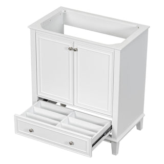 Modern Bathroom Vanity Base Only With Doors And Drawer
