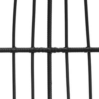 Playa - Swing Egg Chair With Base And Pillar - Dark Gray / Beige