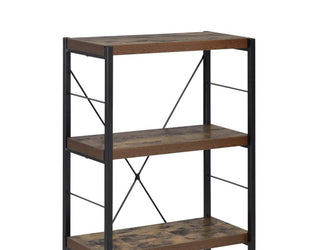 Bob - Bookshelf - Weathered Oak / Black