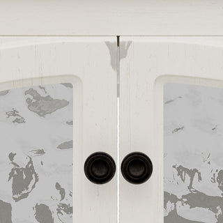 Vintage Farmhouse Bathroom Vanity With Ceramic Sink