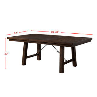 Jax - Dining Table - Dark Walnut
