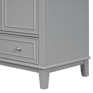 Modern Bathroom Vanity Base Only With Doors And Drawer