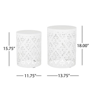 Outdoor Metal Modern Design End Table