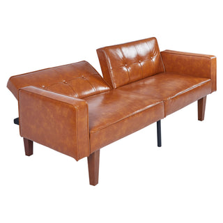 3 Position Split Back Futon Sofa Bed For Living Room