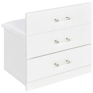 Ayuba - 3 Drawer Makeup Vanity Table With Mirror And Stool