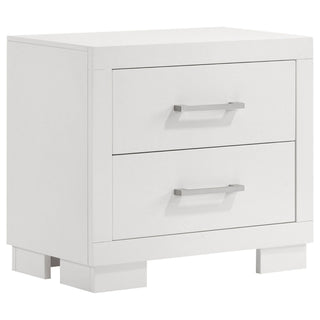 Copper - 2 Drawer Rectangular Nightstand