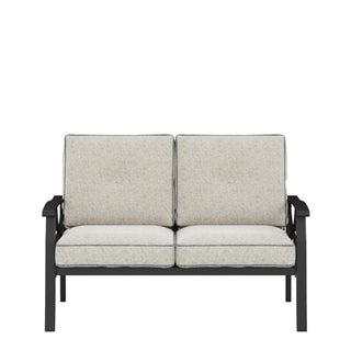 All Weather Loveseat 2 Seats Sofa With Cushions - Light Khaki / Beige