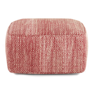 Nate - Handcrafted Square Pouf