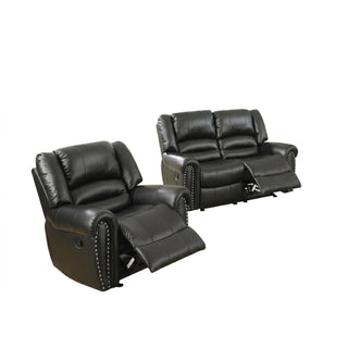 Modern Living Room Set With Nailhead Trim