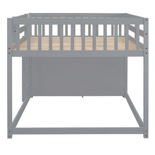 Bunk Bed With 4 Drawers And 3 Shelves