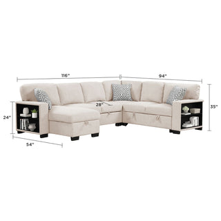 Cairo - Sectional With Pullout Sleeper