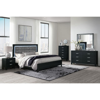 Carlos - Modern Design Bed With LED