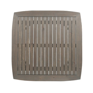Modern Indoor Square Acacia Wood Dining Table With Toothpick Leg Design