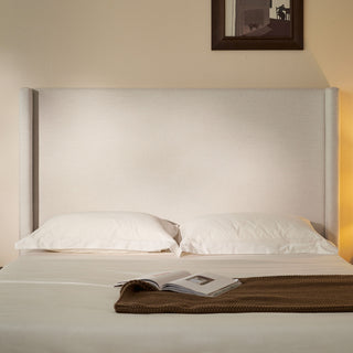 Hosford - Minimalist Upholstered Wingback Bed