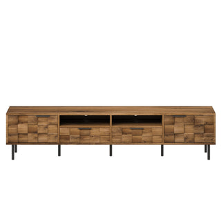 TV Stand With 2 Drawers, Media Console Table, Storage Cabinet With Cable Management