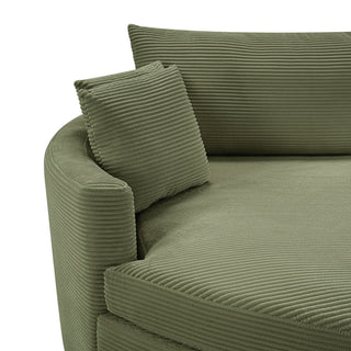 Oversized Double Chaise Lounge Sofa With USB Ports
