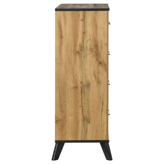 Georgina - 4 Drawer Bedroom Chest - Natural Wood