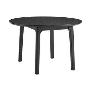 Garcia - 3 Piece Dining Set (Round Drop Leaf Table And 2 Chairs) - Black
