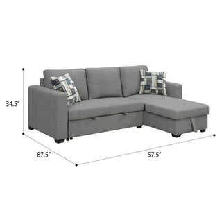 Pensole - Reversible Pop - Up Sleeper Sectional