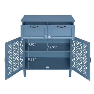 2 Door 2 Drawer Elegant Cabinet