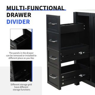 Bathroom Vanity With Sink Top, Bathroom Vanity Cabinet With 2 Doors And 2 Drawers, Open Shelf