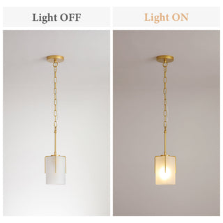 Adjustable Cylindrical Pendant Light