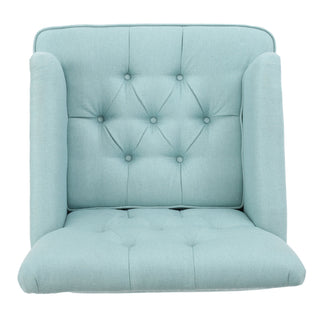 Harrison - Tufted Club Chair With Button Tufted Back And Birch Wood Legs