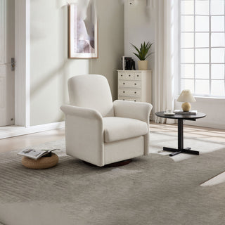 Modern Swivel Barrel Accent Chair With Base