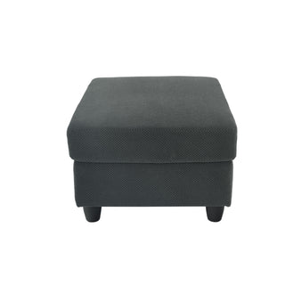 Accent Chair With Storage Ottoman, Reclining Single Chaise Lounge With Cupholders And USB, C Ports