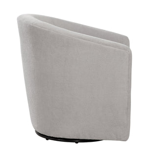 Oaklynn - Barrel Style Swivel Accent Chair