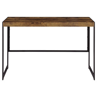 Writing Desk Design, Compact Size For Small Spaces - Brown