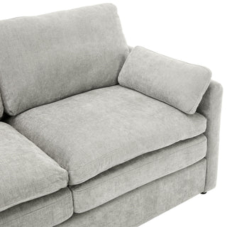 Cozy Upholstered Cushion Loveseat Sofa For Living Room