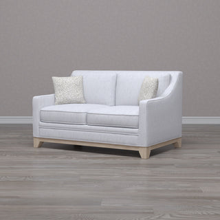Loveseat With Casual Accent - Gray