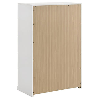Lauryn - 5 Drawer Bedroom Chest - Gloss White