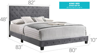 Luxurious Upholstered Bed