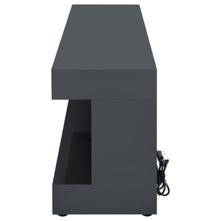 TV Stand Fireplace Console With Bluetooth Speaker