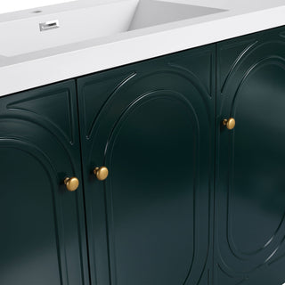 Modern Freestanding Bathroom Vanity With Soft Close Cabinet Doors