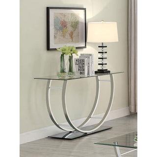 Garrett - Console Table - Chrome