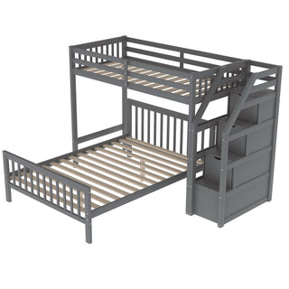 Loft Bed With Staircase And Storage
