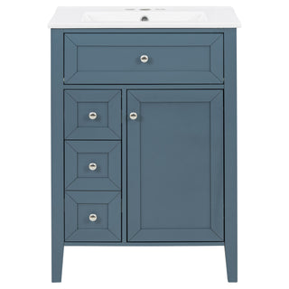 Bathroom Vanity With Sink, Soft Closing Cabinet