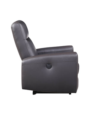 Blane - Top Grain Leather Match Power Motion Recliner - Brown