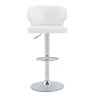 Adjustable Swivel Bar Chair With Ergonomic High Back Design