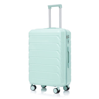 Hard Shell Luggage With Scratch Resistant Surface, 4 Wheels, Combination Lock & Side Hooks