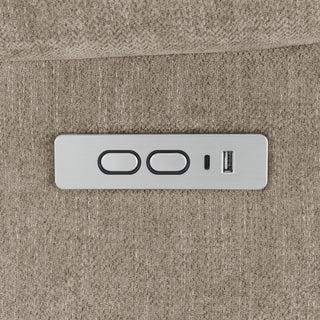 Beca - Upholstered Power Lift Recliner With Cupholders And USB Charging